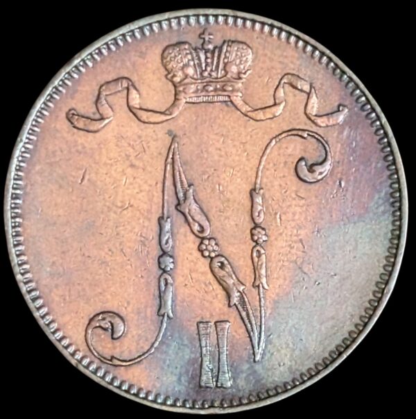 5 Penniä 1910 - Image 2