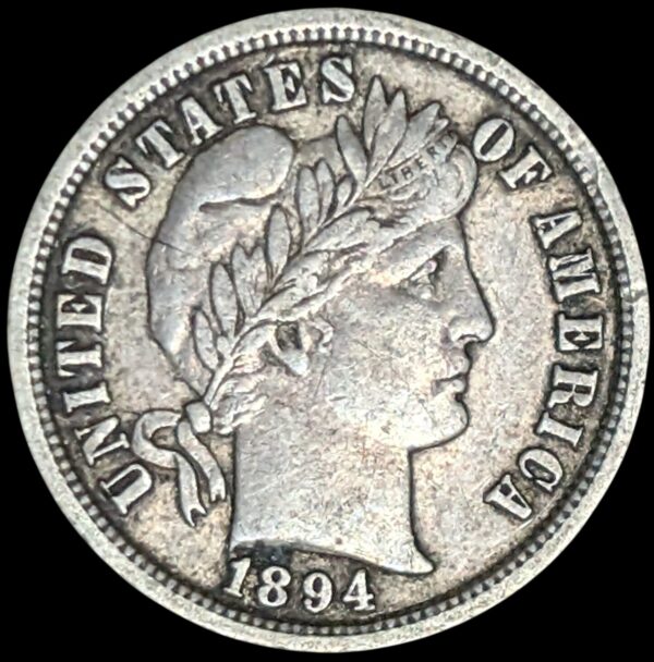 United States 1894 P Barber Dime