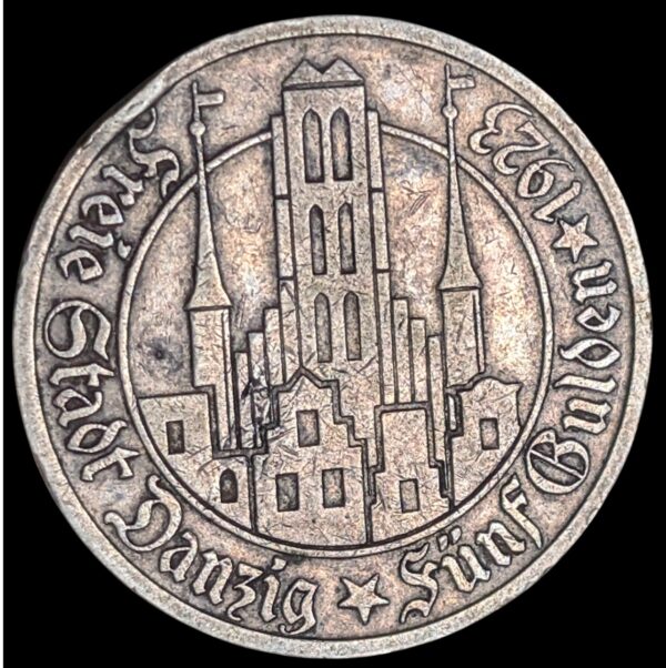 Danzig 5 Gulden 1923