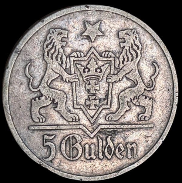 Danzig 5 Gulden 1923 - Image 2