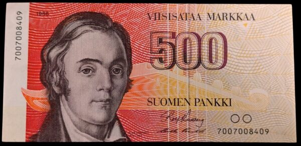 500 Markkaa 1986 7007008409 Kullberg – Puntila
