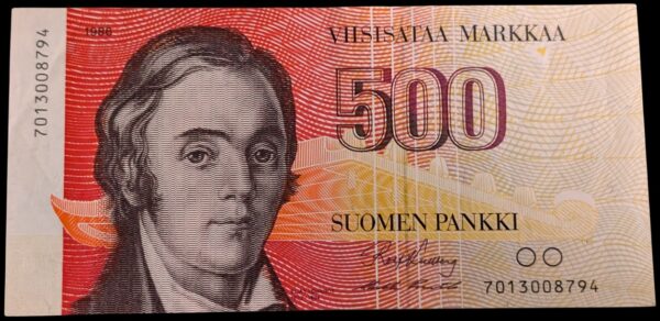500 Markkaa 1986 7013008794 Kullberg – Puntila