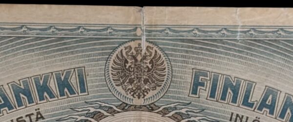 50 markkaa 1909 0544629, vesileimalla - Image 3