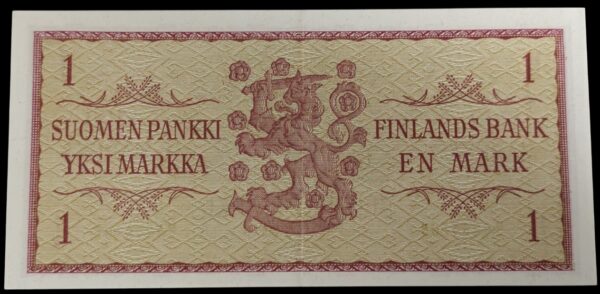 1 Markka 1963 R4200785 Leinonen - Aspelund - Image 2