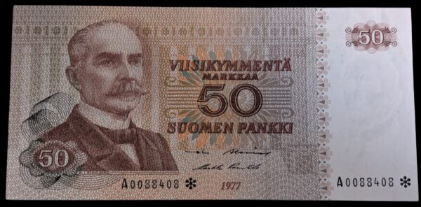 50 Markkaa 1977 Tähti A0088408 Alenius – Puntila