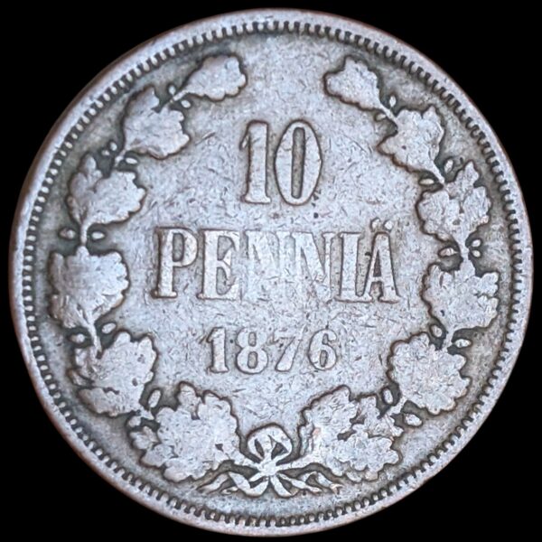 10 Penniä 1876