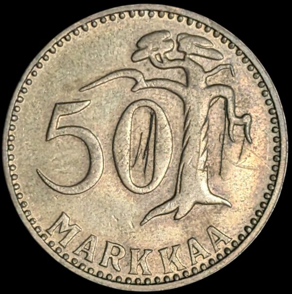 50 Markkaa 1958 H - Image 2