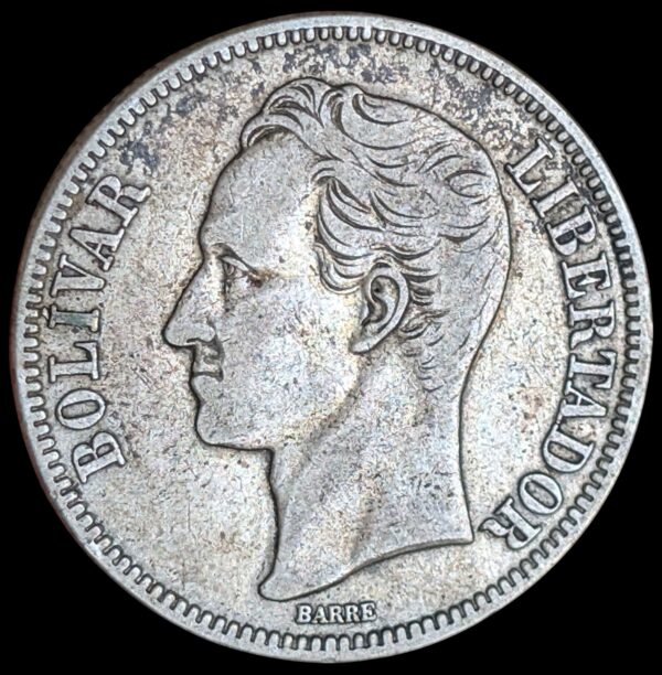 Venezuela 5 Bolivares 1935 - Image 2