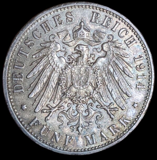 Saksa, Preussi 5 Mark 1914 A