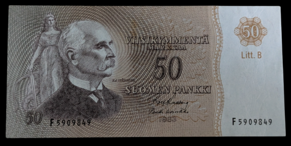 50 Markkaa 1963 Litt. B F5909849 Kullberg – Koivikko