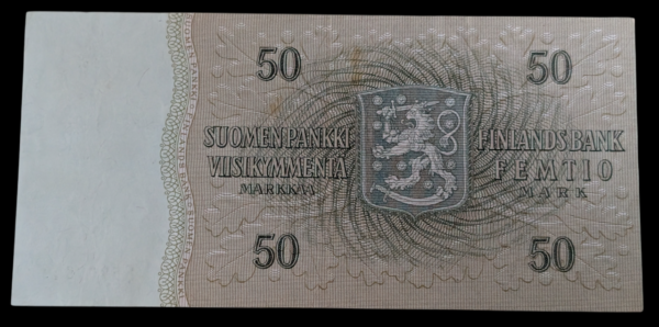 50 Markkaa 1963 Litt. B F5909849 Kullberg – Koivikko - Image 2