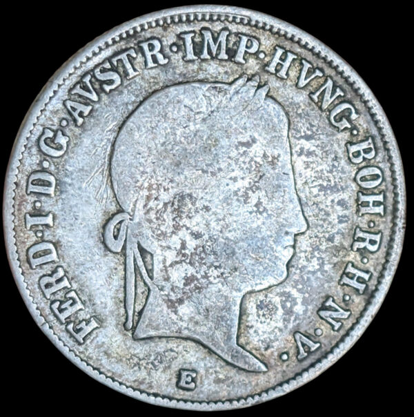 Itävalta 20 Kreuzer 1837 E - Image 2