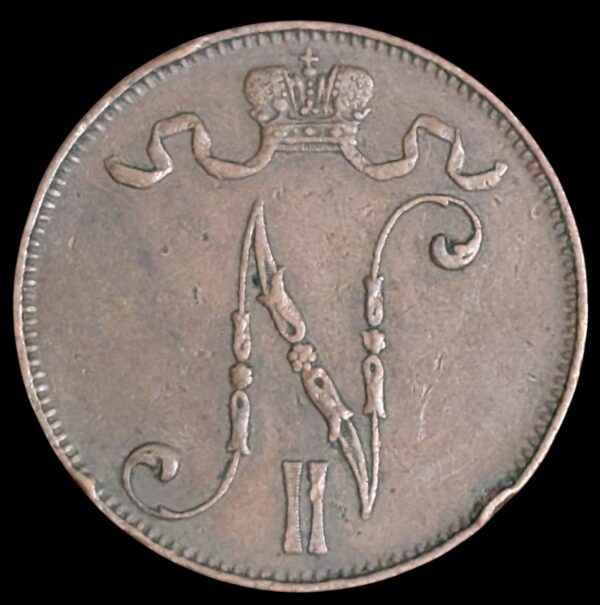 5 Penniä 1910 - Image 2