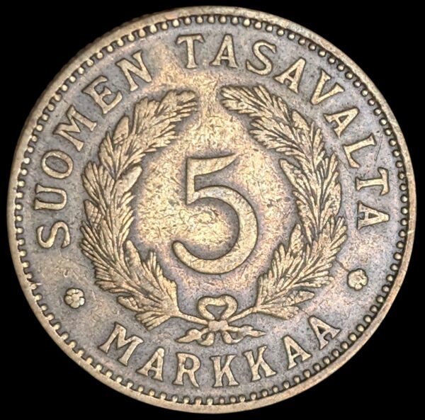 5 Markkaa 1929 s - Image 2