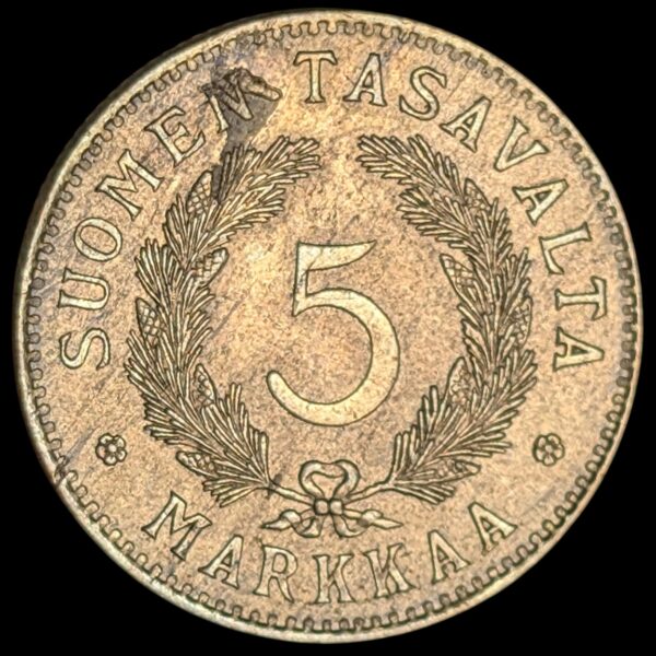 5 Markkaa 1928 s - Image 2