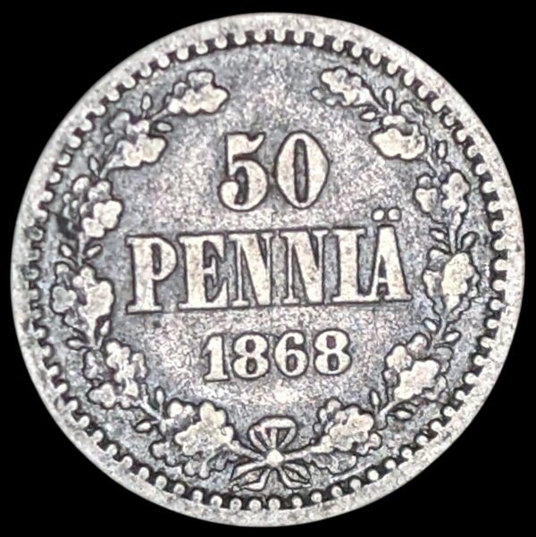 50 Penniä 1868 s