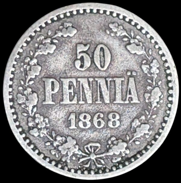 50 Penniä 1868 s