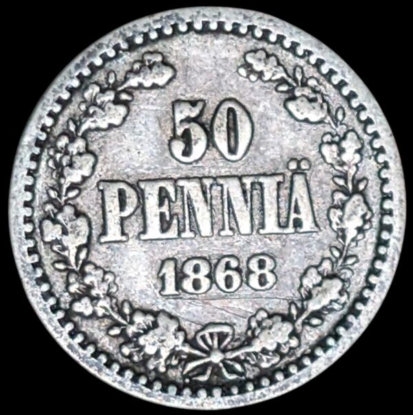 50 Penniä 1868 s
