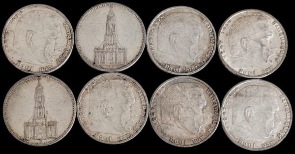 Saksa, 5 Reichsmark 1935, 8kpl - Image 2
