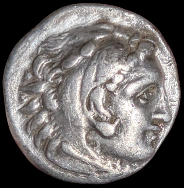 Makedonia, Filippos III, 323-317 eKr., AR Drachm, Lampsakos
