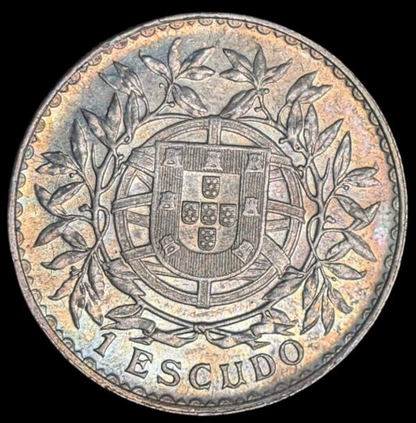 Portugali 1 Escudo 1915 - Image 2