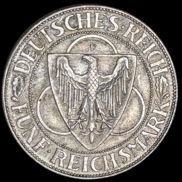 Saksa 5 Reichsmark 1930 F - Image 2