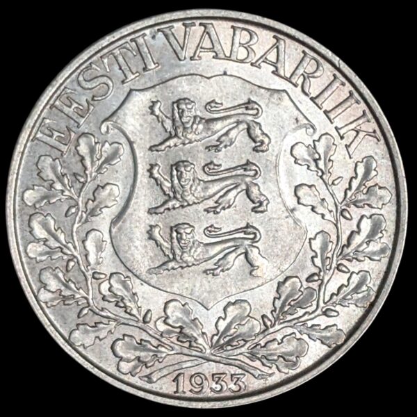 Viro 1 Kroon 1933 - Image 2