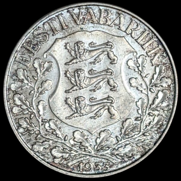 Viro 1 Kroon 1933 - Image 2