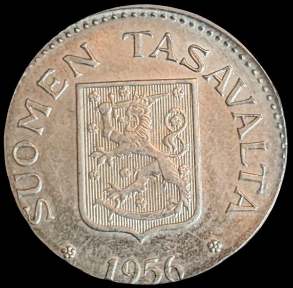 Finland 1956 200 Markkaa, Struck on 100 Markkaa Planchet. Ex Holmasto Auction