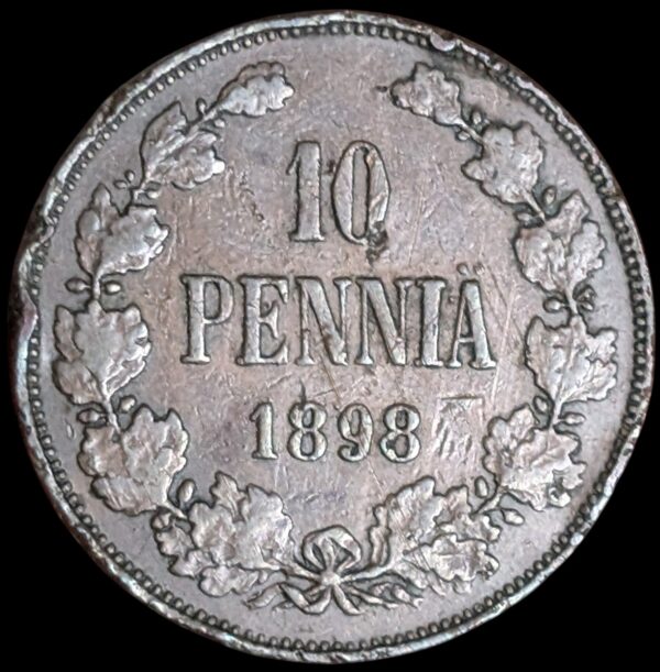 Finland 1898 10 Pennia