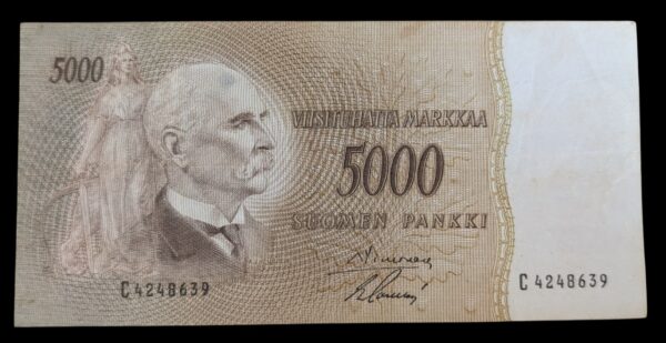 5000 Markkaa 1955 C4248639 Simonen - Sacklén