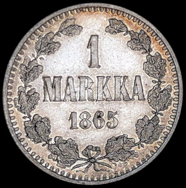 1 Markka 1865 S