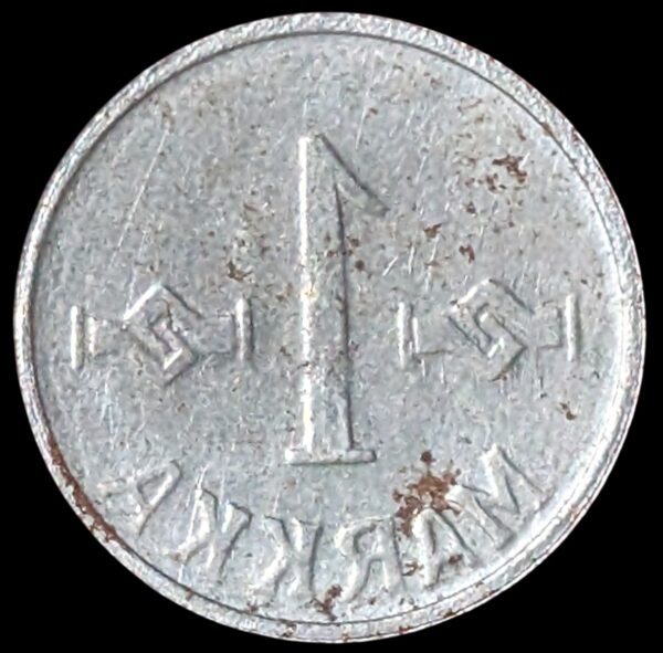 Finland 1 Markka 1952-1962, Brockage Error