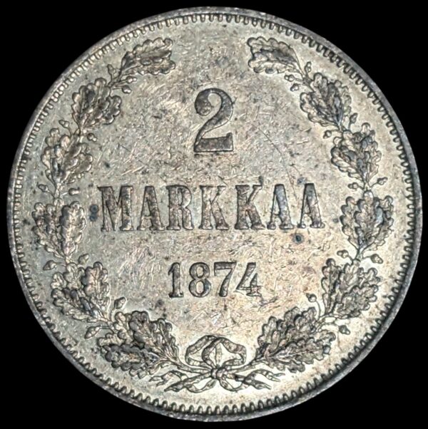 Finland 1874 S 2 Markkaa