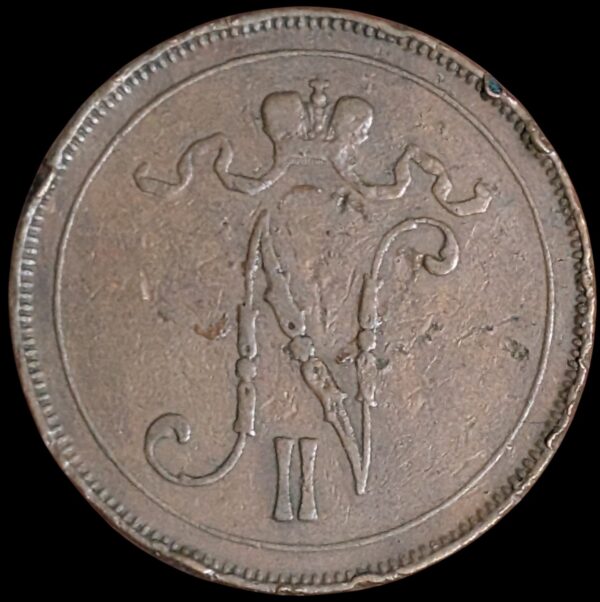 Finland 1898 10 Pennia - Image 2