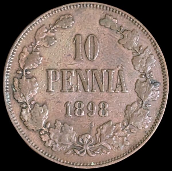 Finland 1898 10 Pennia