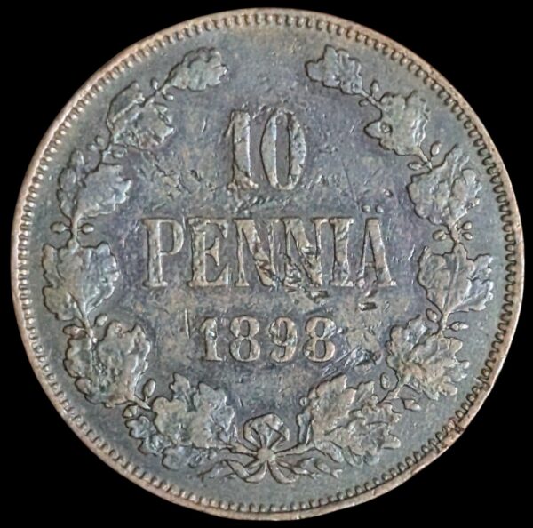 Finland 1898 10 Pennia