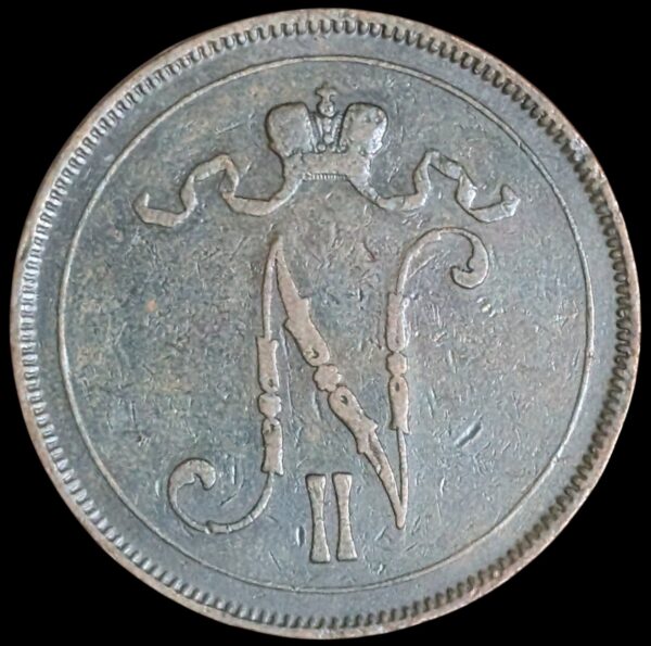 Finland 1898 10 Pennia - Image 2