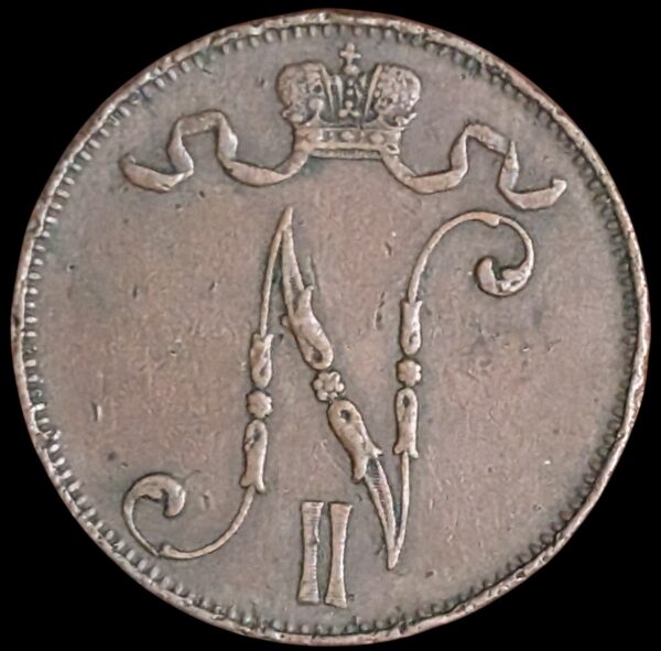 5 Penniä 1910 - Image 2