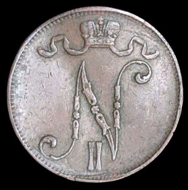 5 Penniä 1910 - Image 2