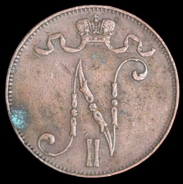5 Penniä 1910 - Image 2