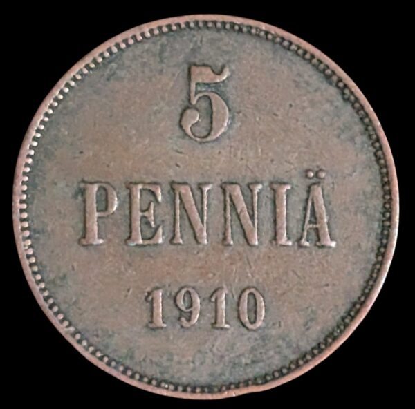 5 Penniä 1910