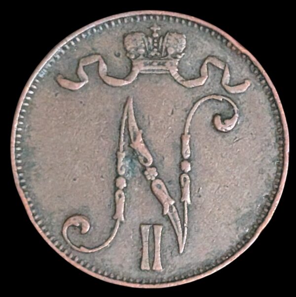 5 Penniä 1910 - Image 2