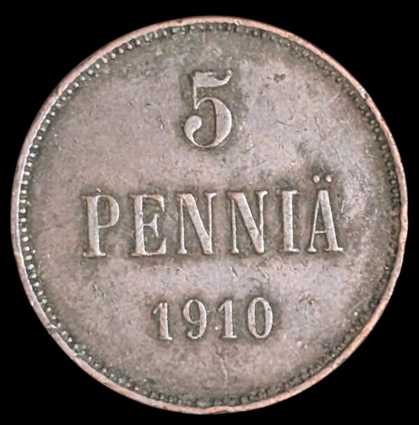 5 Penniä 1910