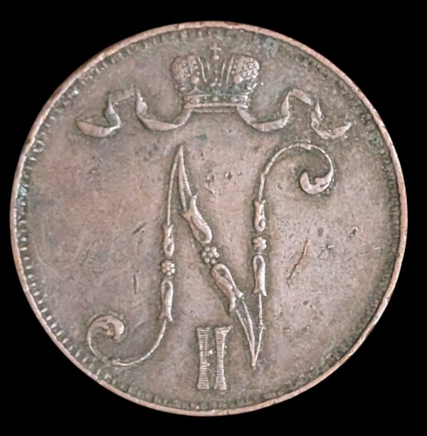 5 Penniä 1910 - Image 2