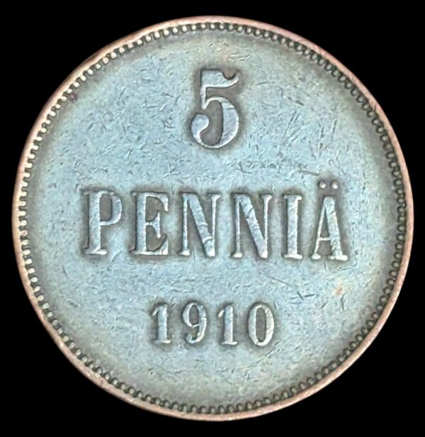 5 Penniä 1910