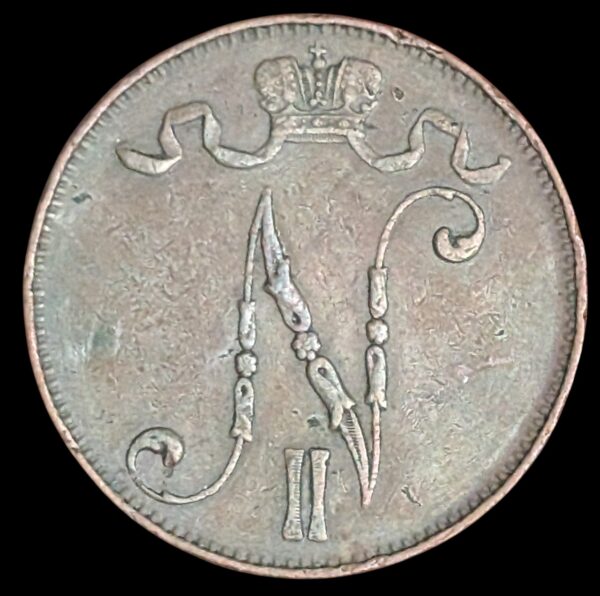 5 Penniä 1910 - Image 2
