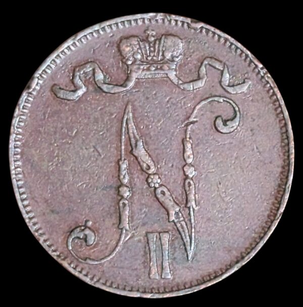 5 Penniä 1910 - Image 2