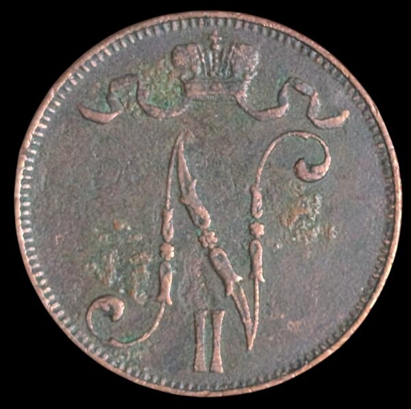 5 Penniä 1910 - Image 2