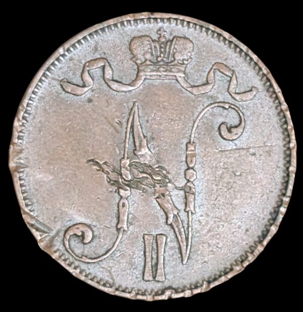 5 Penniä 1910 - Image 2
